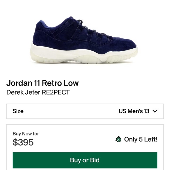Jeter Jordan 11 low - Picture 5 of 5